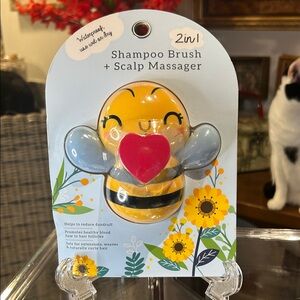 Bee Shampoo Brush and Scalp Massager